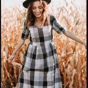 Piper and Scoot Plaid Dress